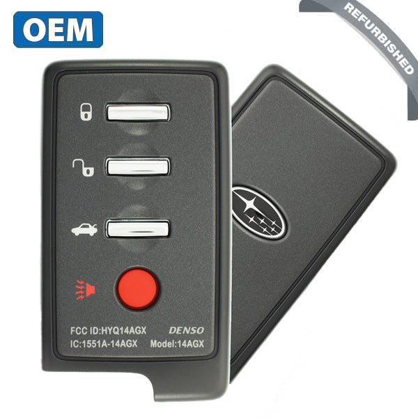 2013-2014 Subaru Outback / 4-Button Smart Key / PN: 88835-AJ00A / HYQ14AGX (OEM Refurb) - UHS Hardware