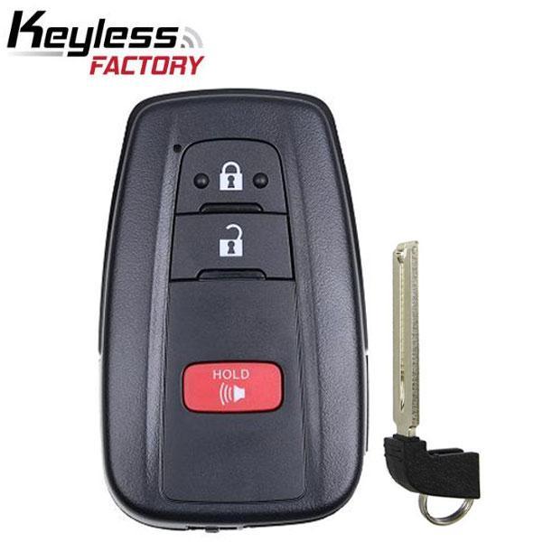2018-2019 Toyota CH-R / 3-Button Smart Key / MOZBR1ET / 0010 (RSK-TOY-CHR3) - UHS Hardware
