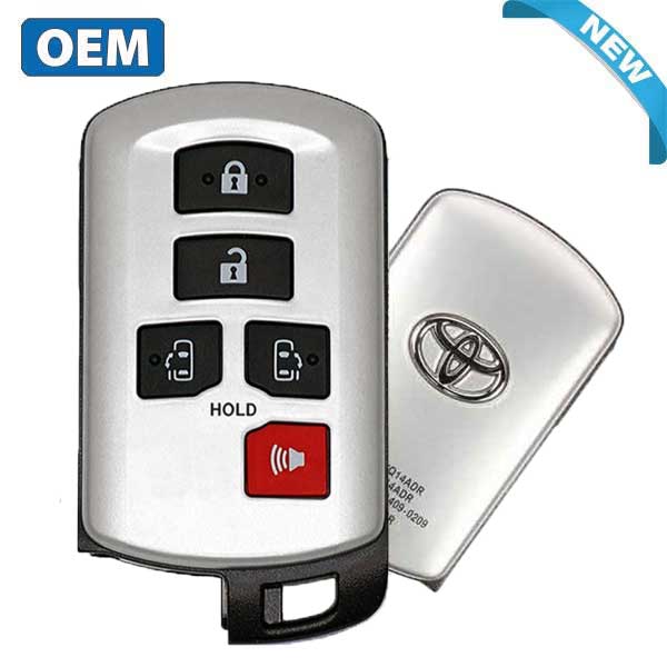 2019-2020 Toyota Sienna / 5-Button Smart Key / PN: 89904-08010 / HYQ14ADR (OEM) - UHS Hardware