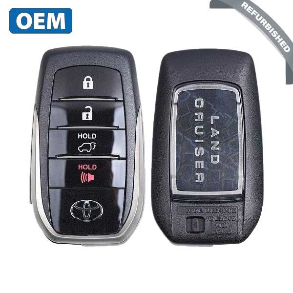 2018-2019 Toyota Land Cruiser / 4-Button Smart Key / PN: 89904-60M80 / HYQ14FBA / Board 2110 (OEM Refurb) - UHS Hardware