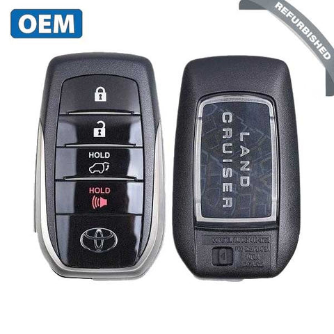 2018-2019 Toyota Land Cruiser / 4-Button Smart Key / PN: 89904-60M80 / HYQ14FBA / Board 2110 (OEM Refurb) - UHS Hardware