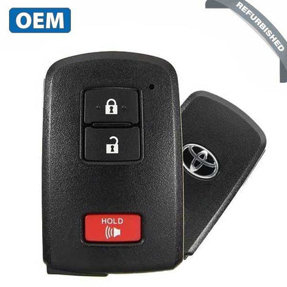 2015-2021 Toyota 4Runner Tundra Tacoma / 3-Button Smart Key / PN: 89904-35060 / HYQ14FBB-0010 (OEM REFURB) - UHS Hardware