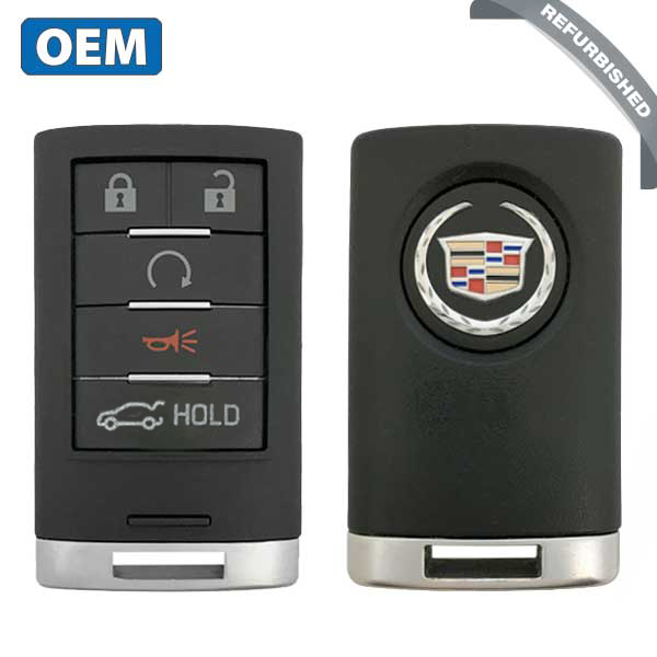 2013-2015 Cadillac ATS XTS / 5-Button Smart Key w/ Trunk / PN: 22856930 / NBG009768T (OEM Refurb) - UHS Hardware