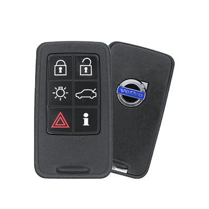 2007-2016 Volvo / 6-Button Smart Key / PN: 30659502 / KR55WK49266 / Keyless Drive (OEM Refurb) - UHS Hardware