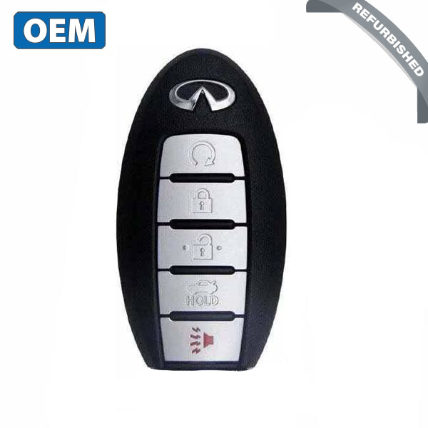 2016-2018 Infiniti Q50 Q60 / 5-Button Smart Key / PN: 285E3-4HK0A / KR5S180144014  / IC 204 (OEM Refurb) - UHS Hardware