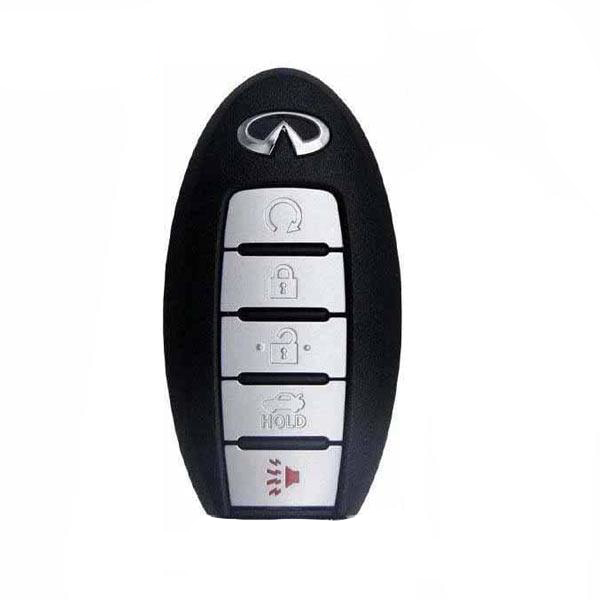 2016-2018 Infiniti Q50 Q60 / 5-Button Smart Key / PN: 285E3-4HK0A / KR5S180144014  / IC 204 (OEM Refurb) - UHS Hardware