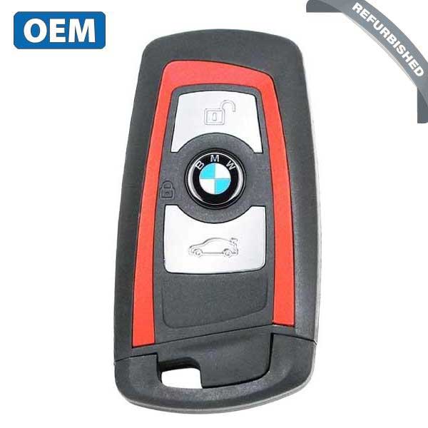 2009-2014 BMW F Series / 3-Button Smart Key / YGOHUF5767 / 434.64 MHz - Red Trim (OEM REFURB) - UHS Hardware