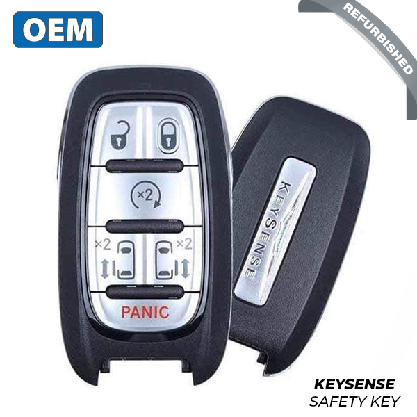2017-2020 Chrysler Pacifica Voyager Smart / 6-Button Smart Key / PN: 68238688AC / M3N-97395900 / w/ KeySense (OEM Refurb) - UHS Hardware