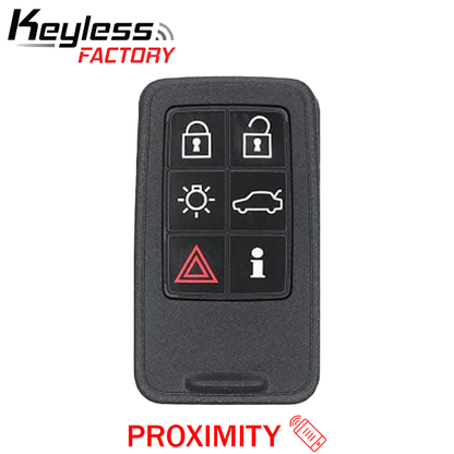 2007-2018 Volvo / 6-Button Smart Key / PN: 30659498 / KR55WK49266 / Keyless Drive (AFTERMARKET) - UHS Hardware
