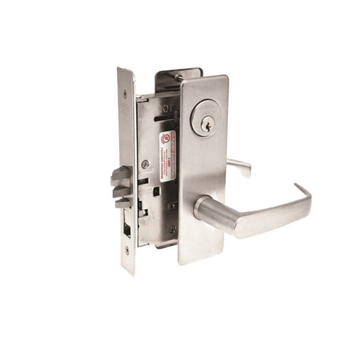 Corbin Russwin - Mechanical Mortise Lock - Classroom - CSM Trim - GA Keyway - Grade 1 - Satin Stainless Steel - RHR - UHS Hardware