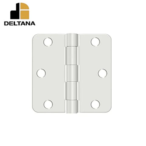 Deltana - 3" x 3" x 1/4" Radius Hinge - Optional Finish