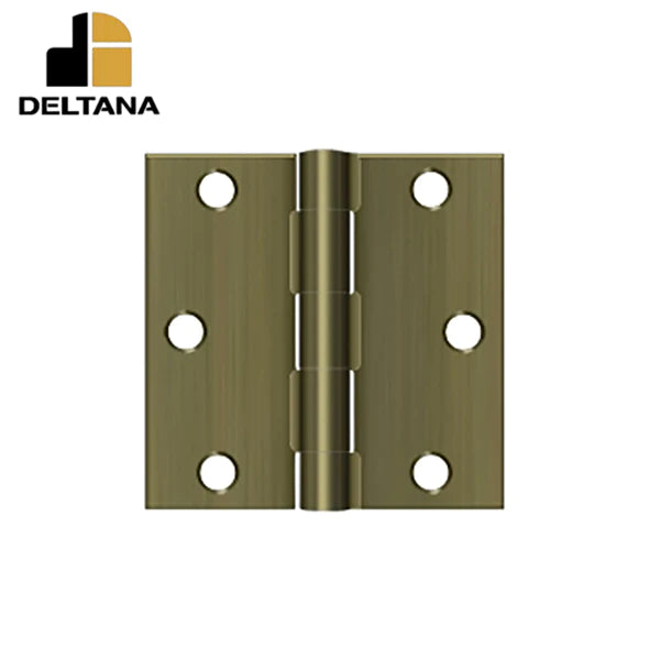 Deltana - 3" x 3" Square Hinge - Optional Finish