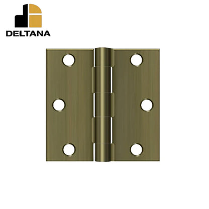 Deltana - 3" x 3" Square Hinge - Optional Finish