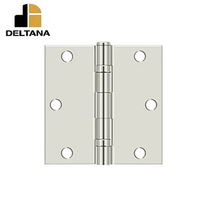 Deltana - 3-1/2" x 3-1/2" Square Hinge - Ball Bearing - Optional Finish
