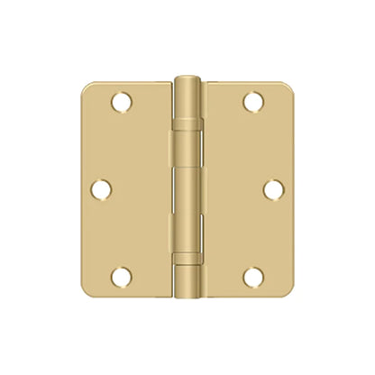 Deltana - 3-1/2" x 3-1/2" x 1/4" Radius Hinge - Ball Bearing - Optional Finish