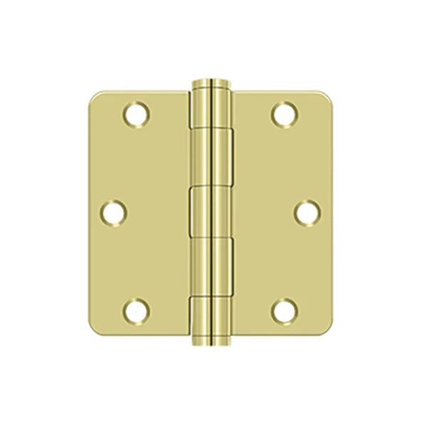 Deltana - 3-1/2" x 3-1/2" x 1/4" Radius Hinge - Heavy Duty - Optional Finish