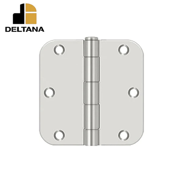 Deltana - 3-1/2" x 3-1/2" x 5/8" Radius Hinge - Steel