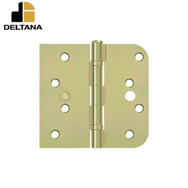 Deltana - Special Hinge for Fiber Glass Doors - 4" x 4-1/4" x 5/8" Radius x SQ - Ball Bearing - Security Stud