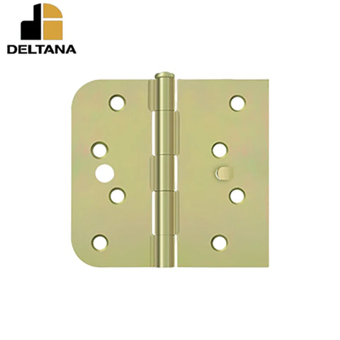 Deltana - Special Hinge for Fiber Glass Doors - 4" x 4-1/4" x 5/8" Radius x SQ - Security Stud - Optional Finish