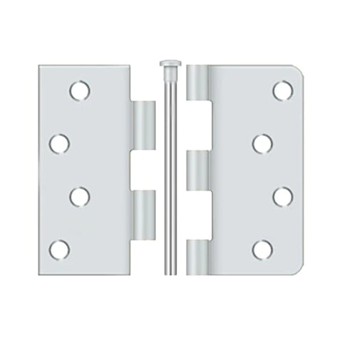 Deltana - 4" x 4" x SQ x 1/4" Radius Hinge - Unassembled - Steel - Optional Finish