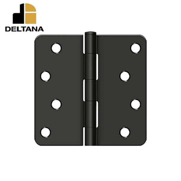 Deltana - 4" x 4" x 1/4" Radius Hinge - Residential - Optional Finish
