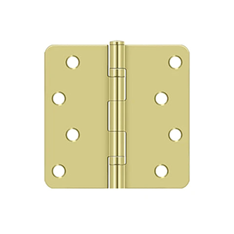 Deltana - 4" x 4" x 1/4" Radius Hinge - Ball Bearing - Residential - Optional Finish