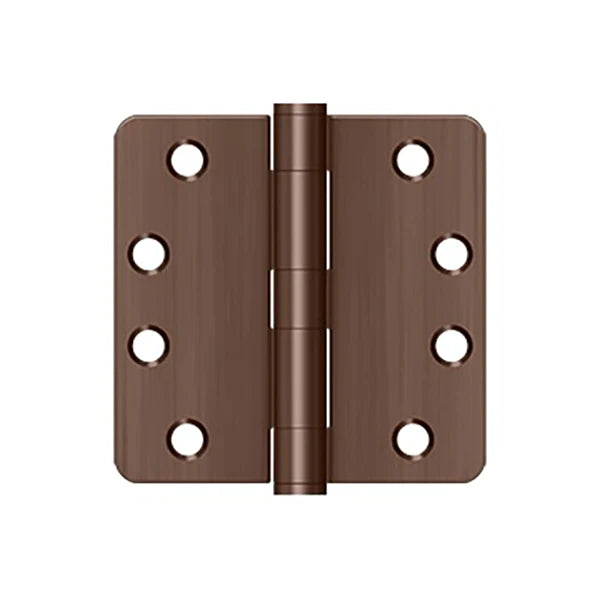 Deltana - 4" x 4" x 1/4" Radius Hinge - Heavy Duty - Steel
