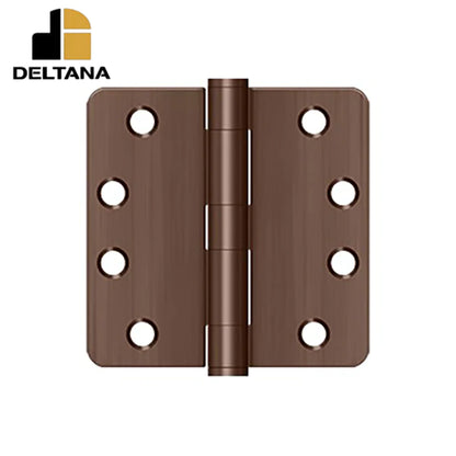 Deltana - 4" x 4" x 1/4" Radius Hinge - Heavy Duty - Steel