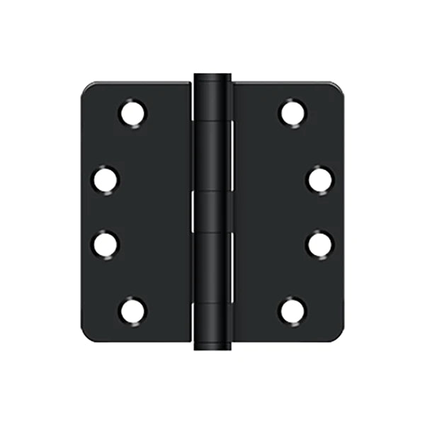 Deltana - 4" x 4" x 1/4" Radius Hinge - Heavy Duty - Optional Finish