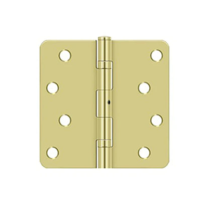 Deltana - 4" x 4" x 1/4" Radius Hinge - NRP - Ball Bearing - Steel - Optional Finish