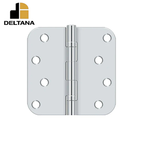 Deltana - 4" x 4" x 5/8" Radius Hinge - Ball Bearing - Optional Finish