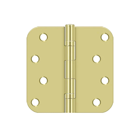 Deltana - 4" x 4" x 5/8" Radius Hinge - Ball Bearing - Optional Finish
