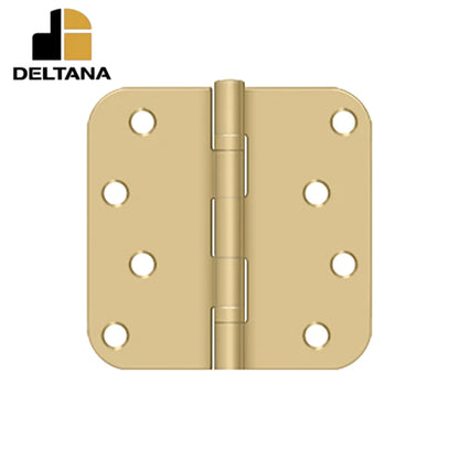 Deltana - 4" x 4" x 5/8" Radius Hinge - Ball Bearing - Optional Finish