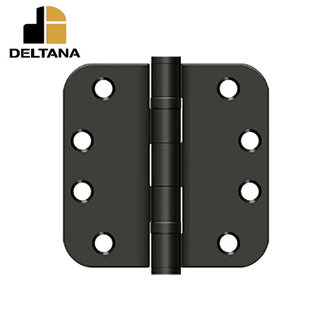 Deltana - 4" x 4" x 5/8" Radius Hinge - Heavy Duty - Ball Bearing - Optional Finish