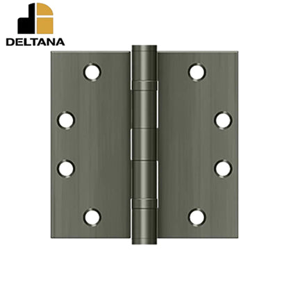 Deltana - 4-1/2" x 4-1/2" Square Hinge - Heavy Duty - Ball Bearing - Optional Finish