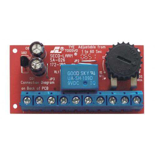 Seco-Larm - Mini Timer Module - Low Voltage Miniature Delay Timer Module w/ Relay Output - UHS Hardware