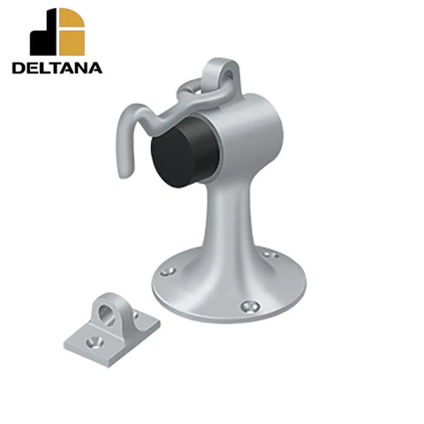 Deltana - Floor Mount Bumper w/ Holder - Solid Brass - Optional Finish