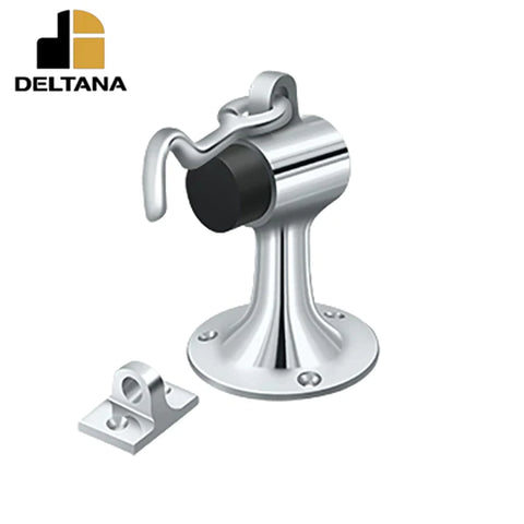 Deltana - Floor Mount Bumper w/ Holder - Solid Brass - Optional Finish