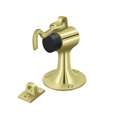 Deltana - Floor Mount Bumper w/ Holder - Solid Brass - Optional Finish