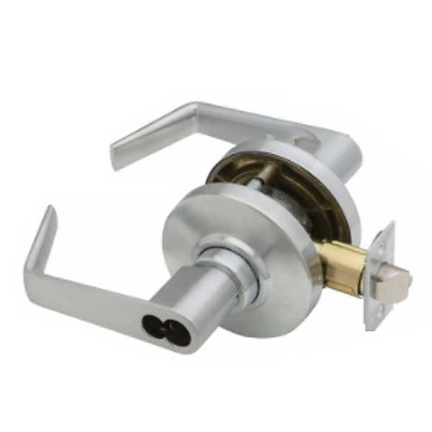 Schlage - AL80JD SAT - Commercial Lever Handle - Saturn Levers - LFIC IC Core - 626 - Satin Chrome - Storeroom - Grade 2 - UHS Hardware