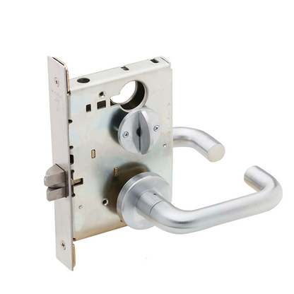 Schlage - L9040 - L Series Mortise Lock - Non-Keyed - Privacy - Fire Rated - Satin Chrome - Grade 1 - UHS Hardware