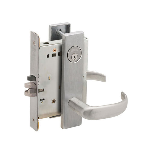 Schlage - L9050P - L Series Mortise Lock - Entrance / Office - Keyed Cylinder - Fired Rated - Satin Chrome - Grade 1 - UHS Hardware