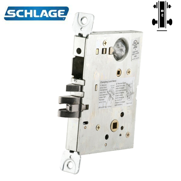 Schlage - L9082LB - L Series Mortise Lock Body - Institutional - Grade 1 - UHS Hardware