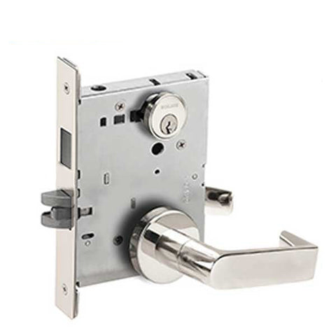 Schlage - L9466P - L Series Mortise Lockset  w/ Deadbolt - Schlage C Keyway - 26D - Satin Chrome - Storeroom - KD - Grade 1