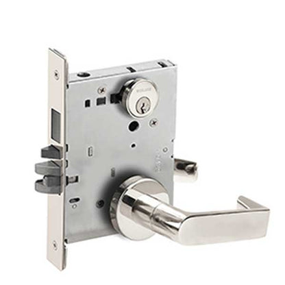 Schlage - L9485P - L Series Mortise Lockset  w/ Deadbolt - 26D - Satin Chrome - Faculty Restroom - Grade 1 - UHS Hardware