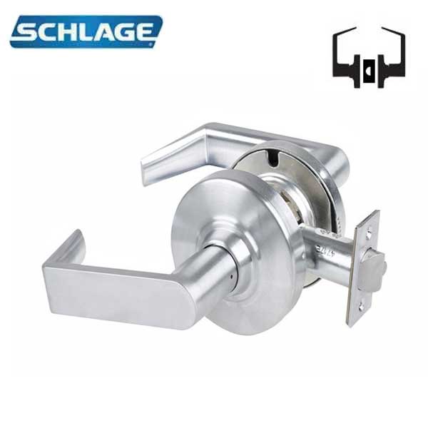 Schlage - ND10S - Commercial Lever Set - Passage - Satin Chrome - Optional Levers - Fire Rated - Grade 1 - UHS Hardware