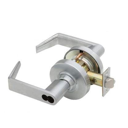 Schlage - ND50JD - Commercial Lever Set - Entrance/Office - Less FSIC - Satin Chrome - Rhodes Lever - Fire Rated - Grade 1