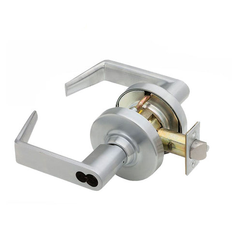 Schlage - ND50JD - Commercial Lever Set - Entrance/Office - Less FSIC - Satin Chrome - Rhodes Lever - Fire Rated - Grade 1