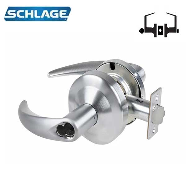 Schlage - ND50BD - Commercial Lever Set - Entrance/Office - Less SFIC - Satin Chrome - Optional Levers - Fire Rated - Grade 1 - UHS Hardware