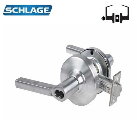 Schlage - ND70BD - Commercial Lever Set - Classroom Lock - Less SFIC - Satin Chrome - Optional Levers - Fire Rated - Grade 1 - UHS Hardware
